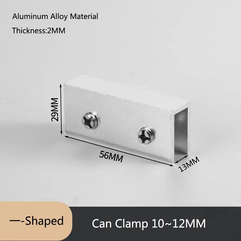 Glass Clamp Combination Fixing Clip for Showcase Fish Tank Cabinet Garden Fence Ceramic Tile Splicing DIY Panel Reinforced Clip