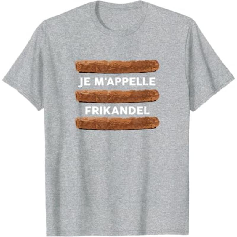 

Dutch Humor T Shirt Frikandel Men s Harajuku T Shirt Cotton Tee Women Oversized Loose Streetwear Summer Tops XL сірий