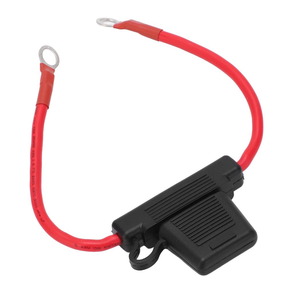 Waterproof Fuse Holder 8AWG Fuse Holder PVC Copper 30cm 12-24V Vehicle Marine Circuit Change Waterproof Cover Design
