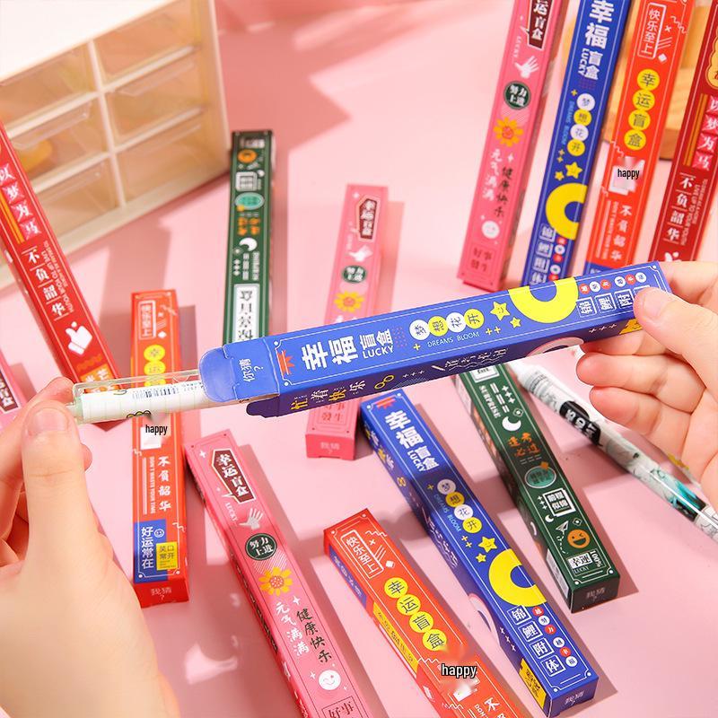 Inspirational Surprise Blind Box: Cute Ballpoint Pen Student Stationery Gift