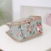 Floral Print Lunch Bag Large Capacity Handbag Thickened Thermal Insulation Bag Thermal Insulated Bag Women