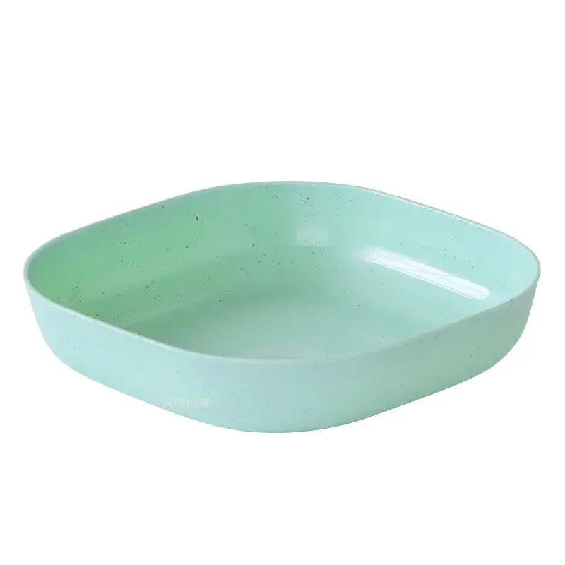 

Однотонная пшеничная соломенная полипропиленовая тарелка многоразовые маленькие тарелки обеденное блюдо овощная фруктовая торт закуски тарелка посуда товары для дома