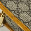 GUCCI 625764 GG Supreme GG logo Clutch bag pouch with handle Beige/Yellow Unused