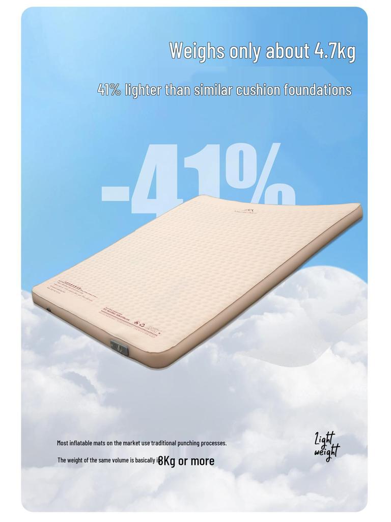 Portable Auto-Inflatable Air Mattress with Pump for Outdoor Camping