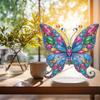 2D Flat Butterfly DIY 5D DIY Diamond Art Tabletop Decorations Acrylic Double-Sided Printed Single-Side Drill for Adults Beginner