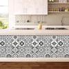 Vintage Self-Adhesive Waterproof Wall Sticker Set for Bathroom Kitchen TV Background Moisture-Proof Tile Decal Home Decor