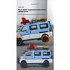 1/24 Alloy Die-cast Mitsubishi VAN Off-road Vehicle Model, Simulated Sound and Light, Children's Toy Car, Removable Accessories, Boys' Gift