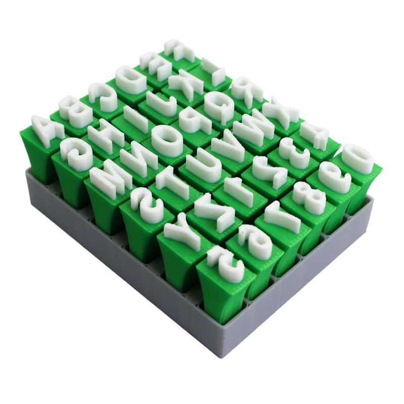 

Набор керамических печатей для керамики и ремесел, включая заглавные буквы и символы