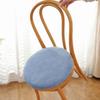 Round Washable Sherpa Seat Cushion Soft Reusable Non-slip Seat Cushion Home Daily Decor for Car Seat Accent Chairs Vanity Chairs