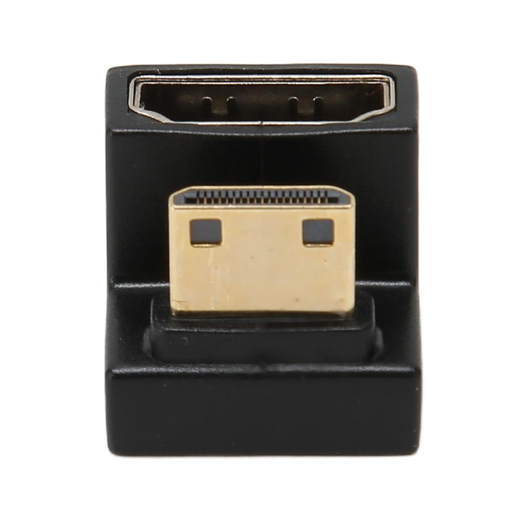 Mini HD to HD Adapter U Shaped Male to Female 8K 60Hz 4K 120Hz 48Gbps Mini HD to HD Converter for PC TV Projector