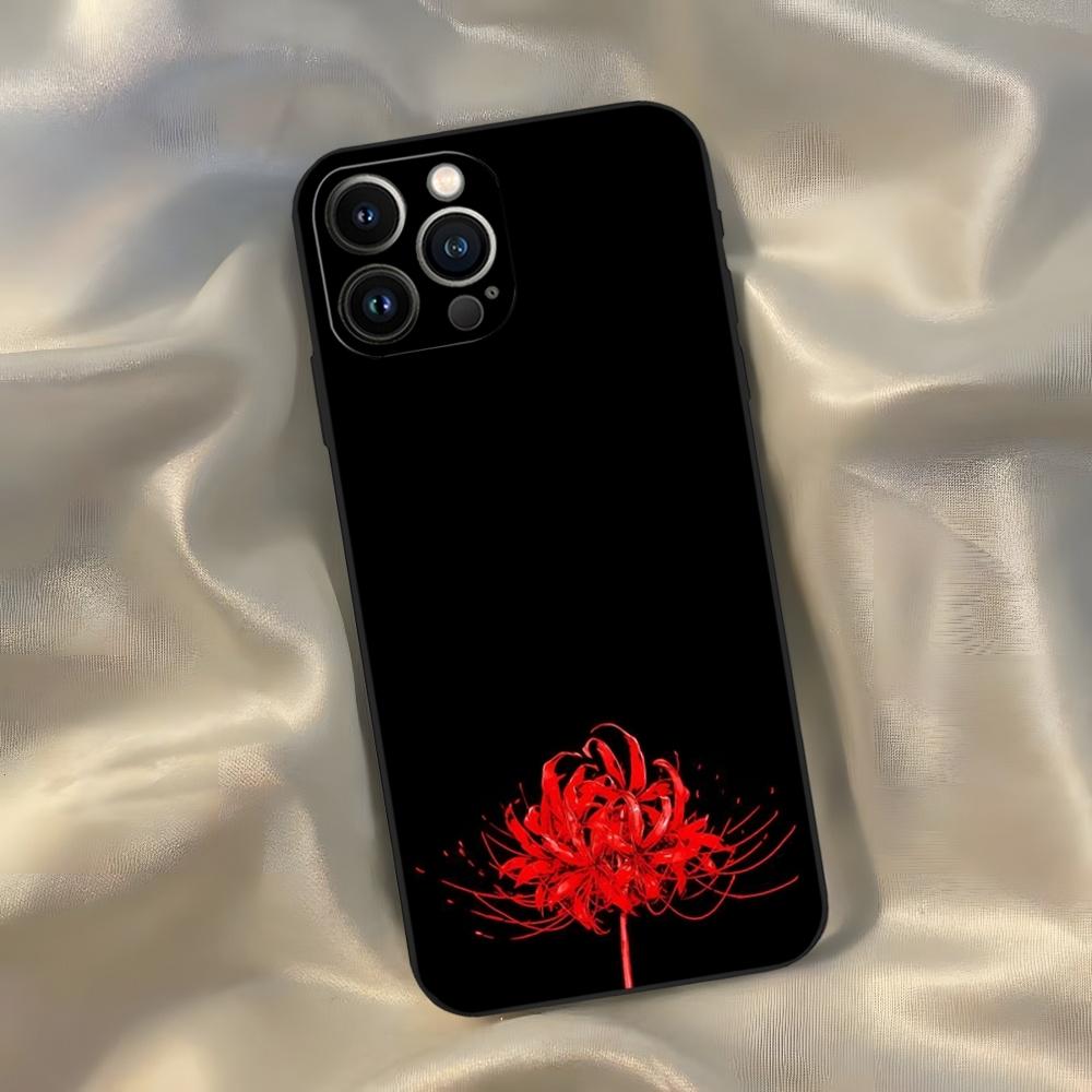 Tokyo Anime Ghoul Phone Case for Iphone 16 15 14 13 12 11 Pro Max Xr X Xs Mini 8 Plus SE 2022 Black Soft Silicone Cover