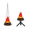 Charging LED Simulation Flame Light Halloween Brazier Light Decorative Ambient Light