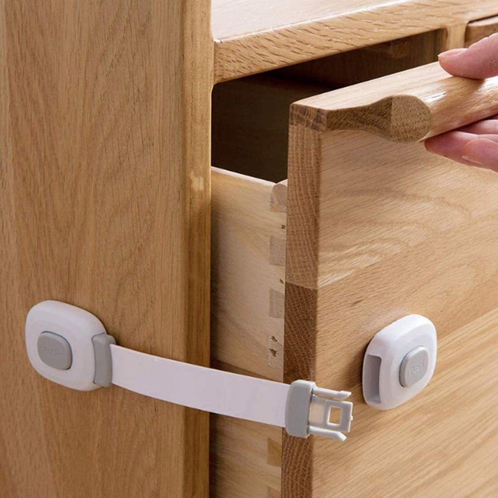 Adjustable Child Protection Equipment Cabinet Locks Refrigerator Door Locks Baby Safety Locks