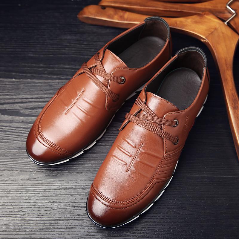 Plus Größe 38-46 NEU Echtes Leder Männer Freizeitschuhe Marke Herren Loafer Mokassins Atmungsaktive Slip-on Fahrschuhe hju7