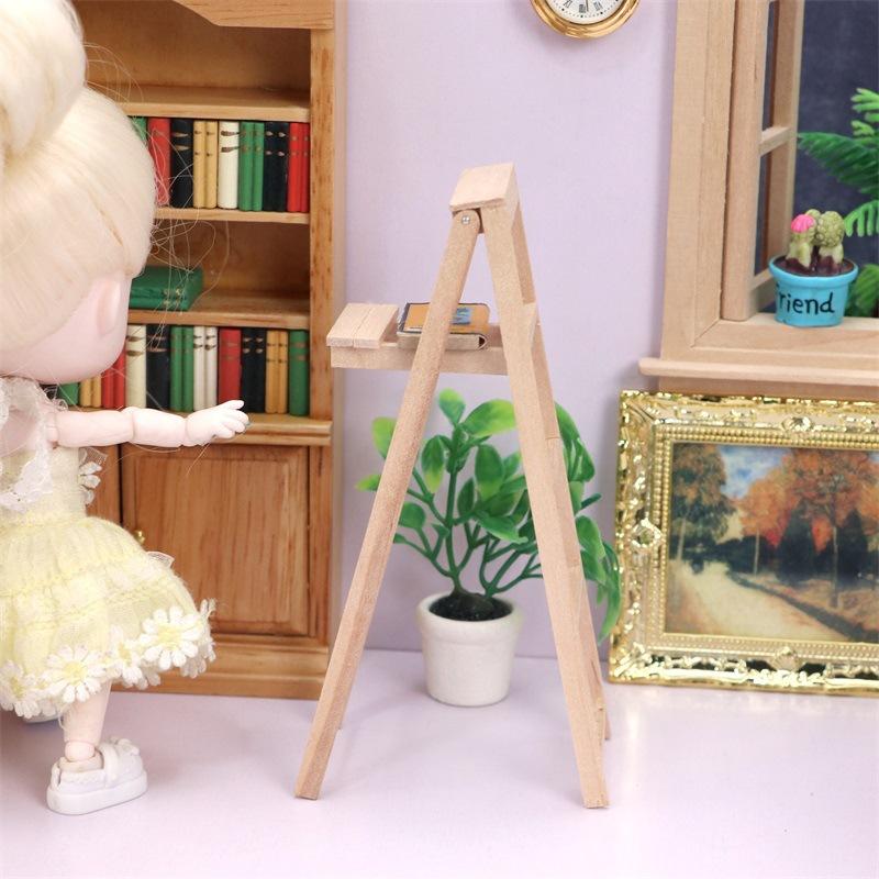 1/12 Miniature Ladder Dollhouse Furniture Accessories
