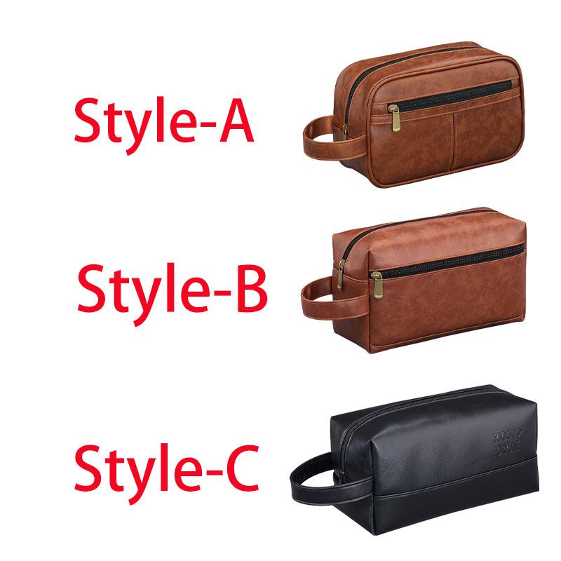 Portable Toiletry Bag With Dry And Wet Separation For Men's Bathroom Cosmetics Storage Bag Large Capacity Travel Makeup Case