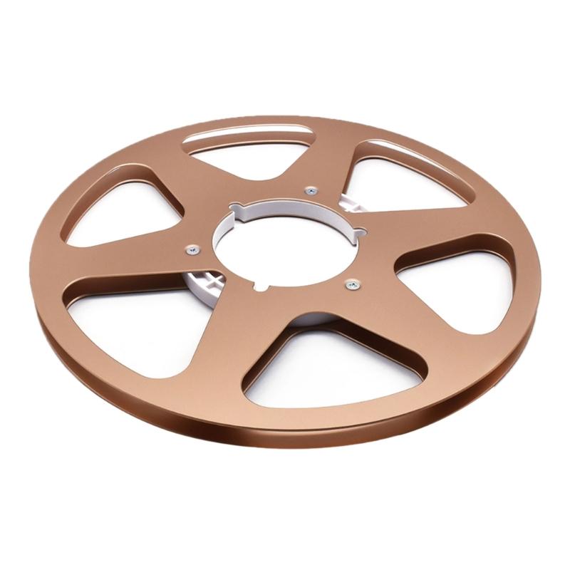 Lightweight Metal Reel 6 Hole Design 10.5Inch Empty Recording Tape Nab Hub Disk Aluminum Accessory