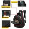 Stylish Men's Casual Backpack - High-Capacity Nyl Travel Daypack with Multi-Pocket, Adjustable Shoulder Strap Laptop Bag