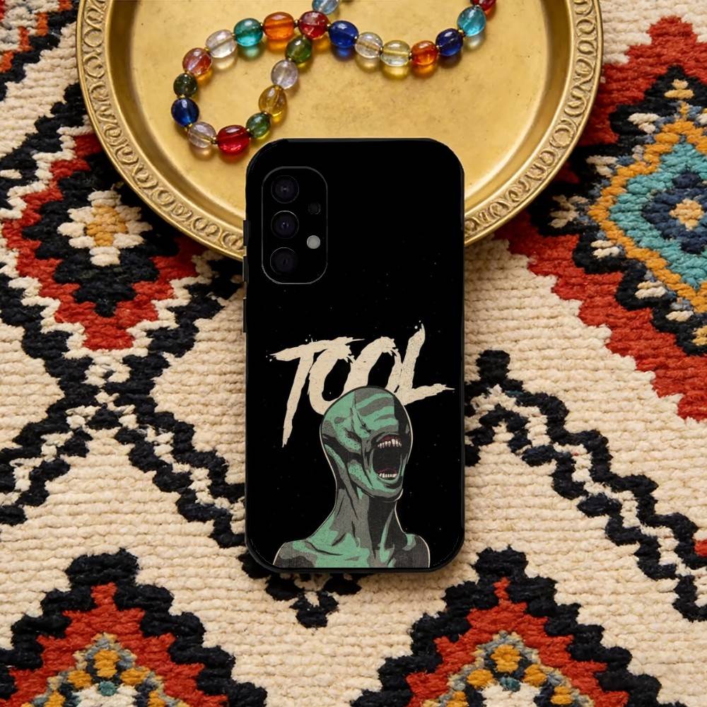 

Music Tool Band Rock Phone Case For Samsung S25,S24,S23,S22,S21,S20,Ultra,Plus,FE Black Soft Cover Samsung S20plus5G