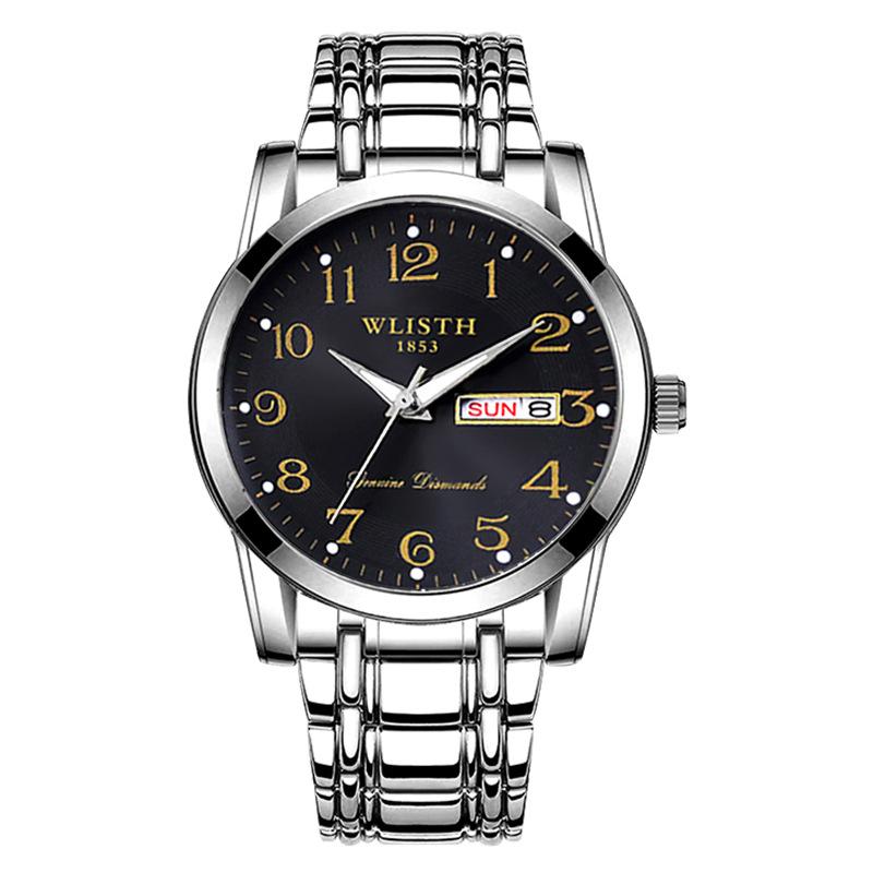 Top Brand Fashion Men's Watch Double Calendar Luminous Waterproof Quartz Digital Wrist Watch