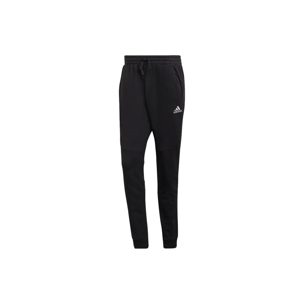 Adidas Solid Color Jogger Sweatpants Men Bottoms Black HE1800