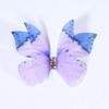 50pcs 4CM Organza Fabric Butterfly Appliques Gradient Color Double-layer Simulation Mesh Butterfly Patch Dreamy 3D DIY Handmade