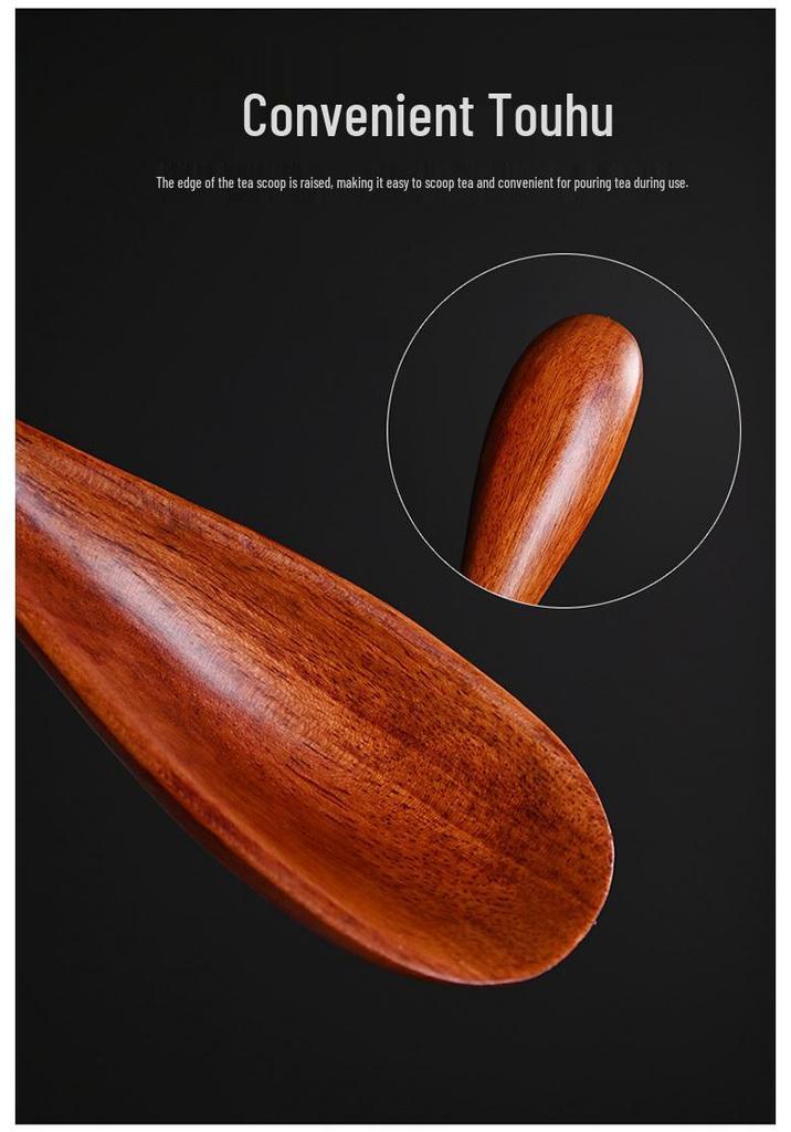 Ebony Wood Tea Scoop for Gongfu Tea Ceremony
