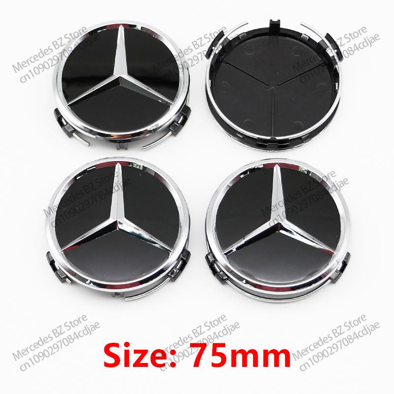 4pcs 56mm 60mm 75mm Car Wheel Center Logo Hub Cap For Mercedes Benz AMG Apple Tree W211 W205 W213 W203 C218 A207 CLA CLS E Class