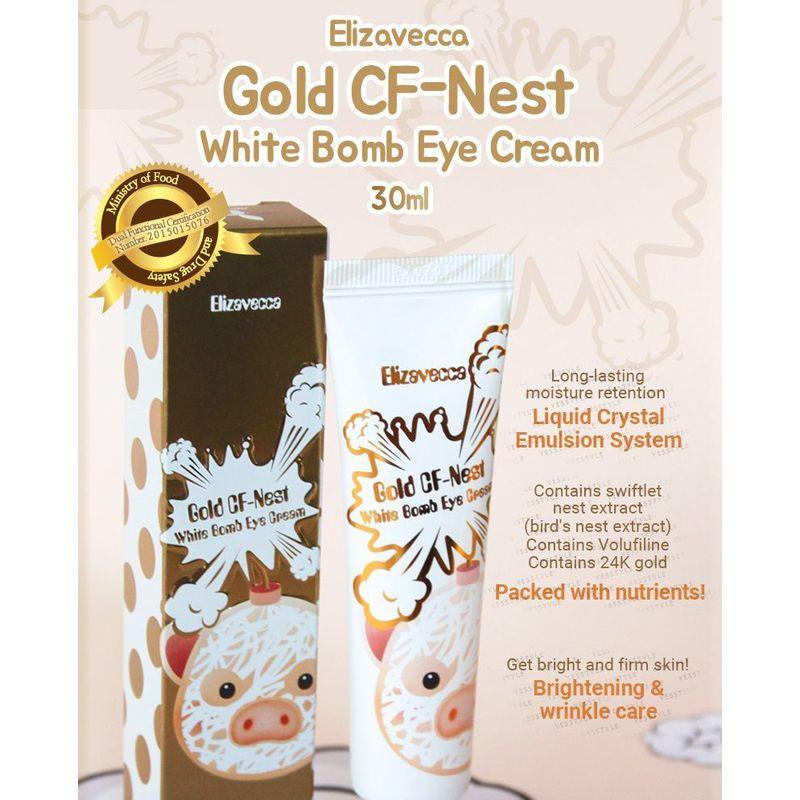 Elizavecca Gold CF-Nest White Bomb Augencreme 30 ml