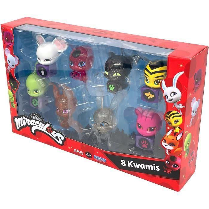 Bandai - Miraculous - Pack of 8 Kwamis – Mini-figure Collection - P50532