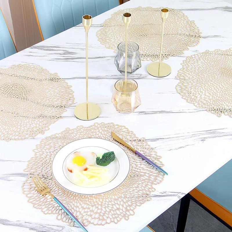 Neuer Tischset Anti-Verbrühung Hitzebeständig Wiederverwendbar Haus Restaurant Esstisch Isolationsmatten Dekoration Deckchen Küche