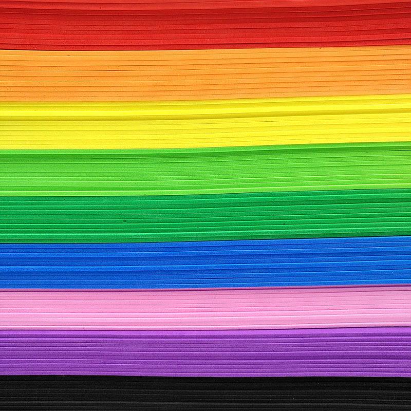 A4 Colored Foam Paper Sheets for Kindergarten DIY Crafts - 10 Pack
