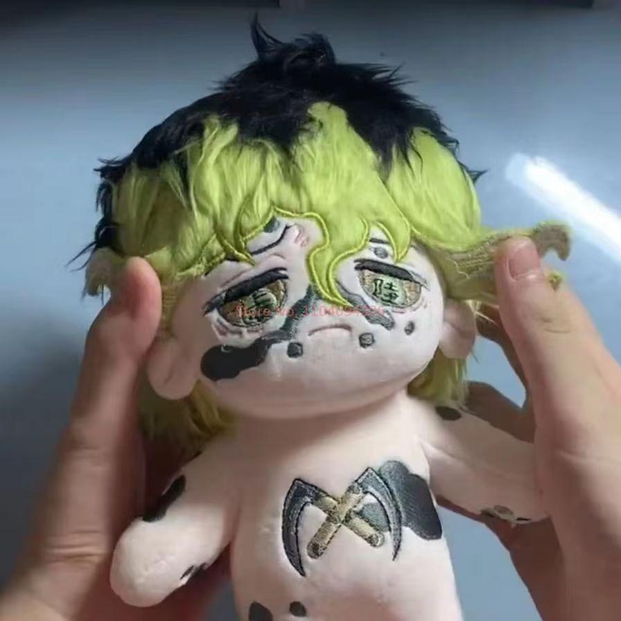 20cm Stuffed Anime Kimetsu No Yaiba Demon Slayer Giyuutarou Monster Figure Plush Dress Up Cotton Doll Cosplay Toy Surprise Gifts