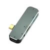Multi-function 4 In 1 Type-C Hub HD-Compatible 3.5mm Jack Earphone Adapter USB Extender Hub