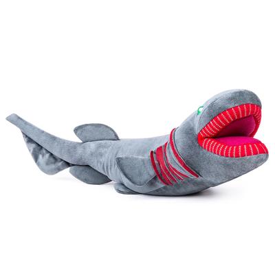 ZHONGXIN MADE Gezahnter Hai Plüschtier 80cm Meeresbewohner Hai Stofftier Super Weiches Hai Modell Plüschspielzeug Kinder Geschenk Sammlung Mädchen Junge Geburtstagsgeschenk Hai