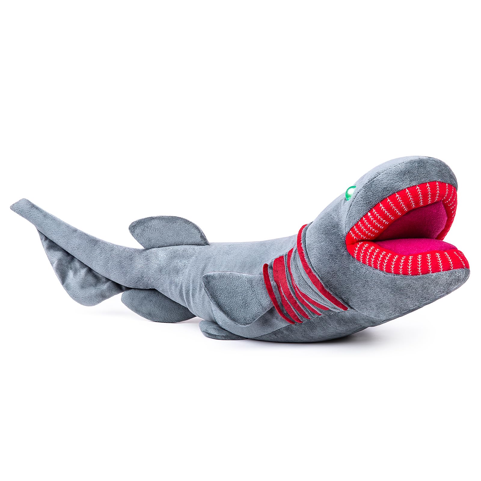 

ZHONGXIN MADE Frilled Shark Plush Toy, 80cm Sea Creature Shark Stuffed Animal, Super Soft Shark Model Plush Toy Kids Gift Collection Girl Boy