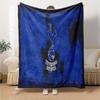 Tottenham Wappen Design Flanelldecke, Weiches Polyester, Modernes Design, Ganzjahres- für Camping, Reisen, Geschenke für Feiertage oder Geburtstage