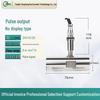 Turbine Flowmeter Accessories: LWGY Liquid & Diesel Smart Meter with Flange, Thread, or Clamp Options