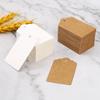 Kraft Paper Blank Hang Tags - Small Bookmark, Gift, Thank You Card, Ornament, or Clothing Labels.