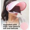 Sun Protection Hat Women Summer Double Layer Breathable Sunshade Cap For Outdoor Travel