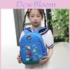 Mochila Infantil Moderna com Estampa de Desenho Animado Tecido Oxford Grande Capacidade Bolsa Escolar