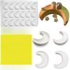 Single Moon Mousse Cake Mold DIY Decoration Silicone Baking 8 Tooth Baking Tools Cartoon Sle Kitchen Utensils