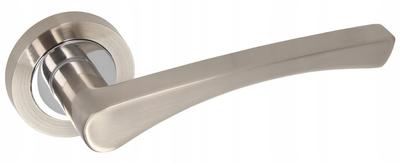 Internal Door Handle, Round, Profiled, Smooth Plate