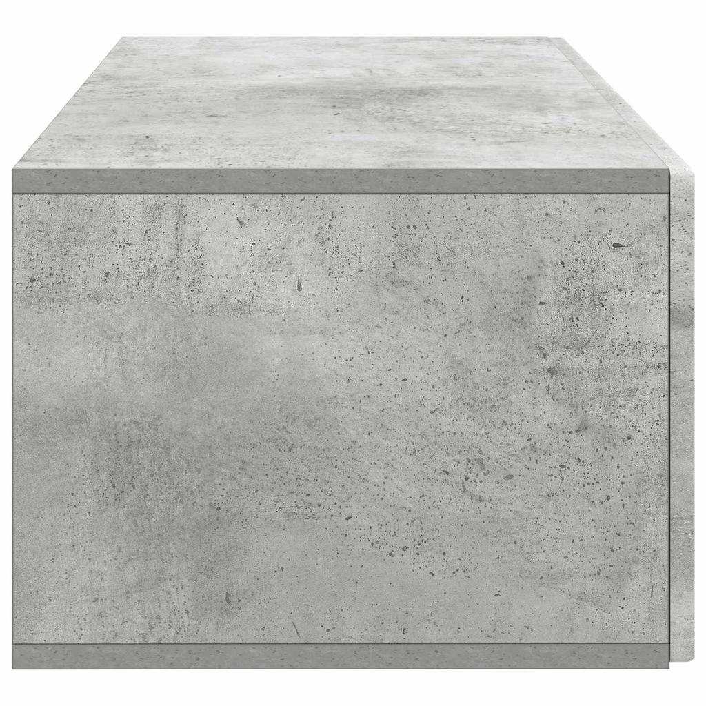 Wall Mounted TV Cabinet Concrete Grey 78.5 x 41 x 30 cm
