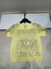 Embroidered Floral Knit Round Neck Short Sleeve Light Luxury Casual Top