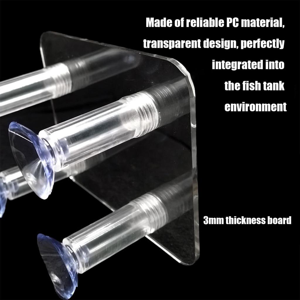 Fish Tank Water Pump Riser Shockproof Water Pump Riser Lightweight Transparent Aquarium Accessories for Enhanced Aquarium