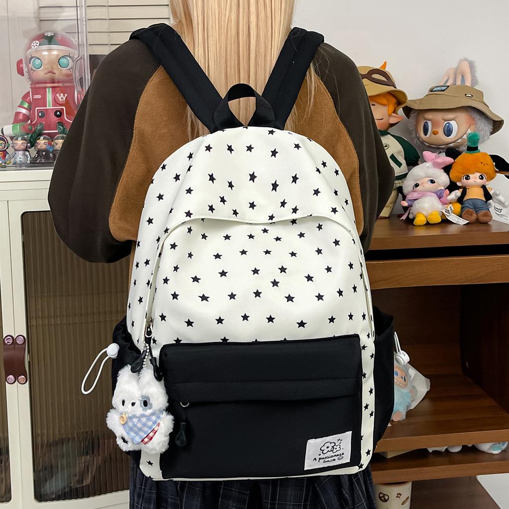 Japanese High-Value Student Schoolbag, Fresh And Sweet, Candy-Colored Casual Backpack, Large-Capacity And Lightweight Backpack.
