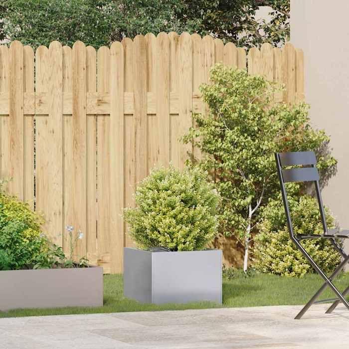 VidaXL Planter 40x40x30 Cm Galvanized Steel 860799