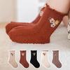Baby Cotton Socks For Girls Newborn Toddler Ruffle Boneless Sock Children Medium tube Princess Stockings 0-8 Years Autumn Winter