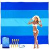 Waterproof Sandproof Beach Blanket Large Picnic Mat for 2-8 Adults Travel Camping Hiking